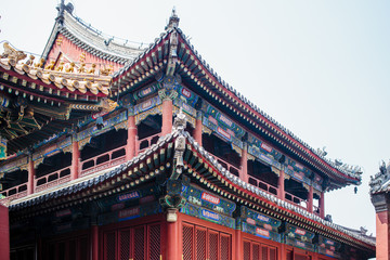 Fototapeta na wymiar Lama temple, Beijing, China