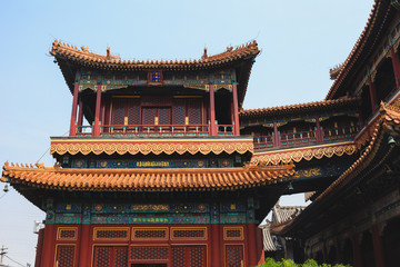 Fototapeta premium Lama temple, Beijing, China