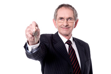 Unlock your new office with this key