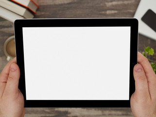 Blank screen tablet