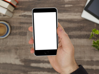 Man with mobile phone