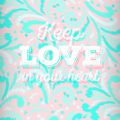 Ikat Ogee Background Pattern