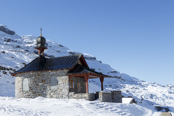 Winter Church in the snow