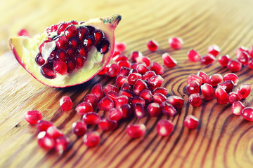 fruit fresh red pomegranate