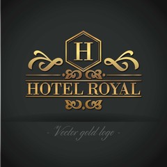 Golden hotel royal logo