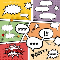Comic Book speech bubbles