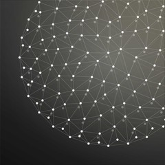 Sphere network background 