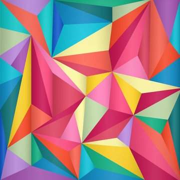 Geometric triangle background