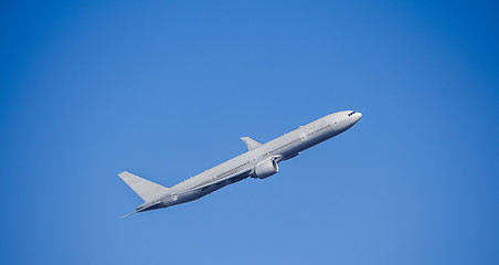 Fototapeta na wymiar Boeing 777 Passenger Aircraft, demarked