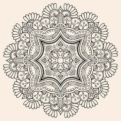 Beautiful hand drawn mandala