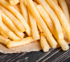pile of appetizing french fries