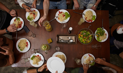 Socialising in dinner time