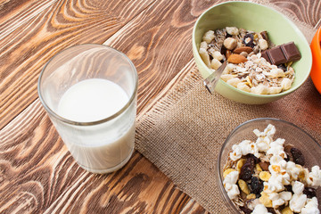 Quick breakfast.