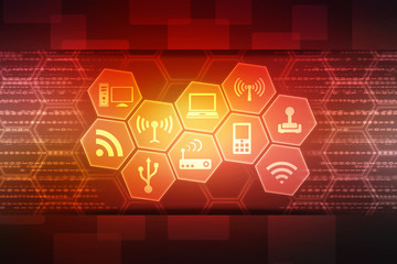 Digital Abstract technology background