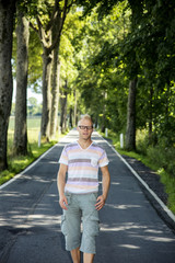 Obraz premium Man on the street