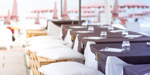 Restaurant on the beach