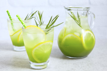 Homemade Estragon Lemonade