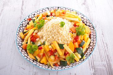 couscous with vegetable