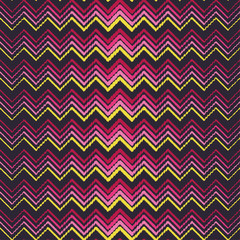 Seamless vector background with decorative zigzag. Print. Repeating background. Cloth design, wallpaper.