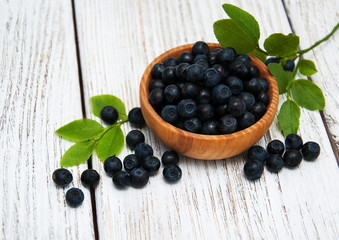 Bowl with Blueberries