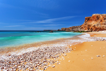 Obraz premium Ocean Atlantycki - Sagres, Algarve, Portugalia