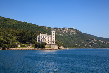 Fototapeta premium Miramare castle, Italy