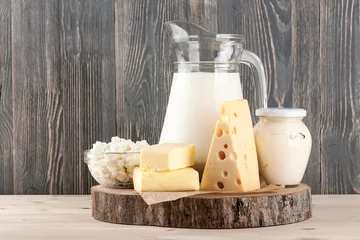 Photo sur Plexiglas Produits laitiers Les produits laitiers