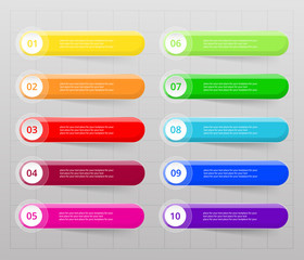 Fototapeta premium Vector lines arrows infographic.