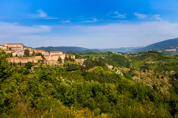 Fototapeta na wymiar Medieval city Urbino in Italy