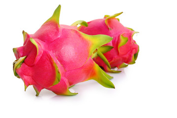 Dragon fruit isolated on white