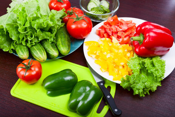 still life of vegetables
