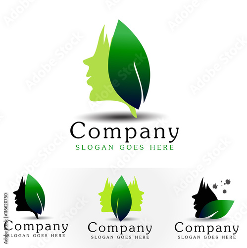 "Female Face Logo" Stock image and royalty-free vector files on Fotolia.com - Pic 116620750