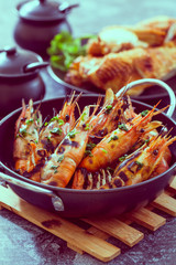 Baked shrimp