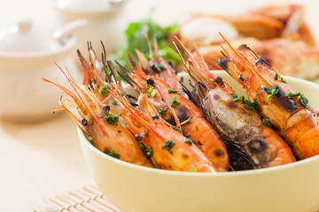 Baked shrimp