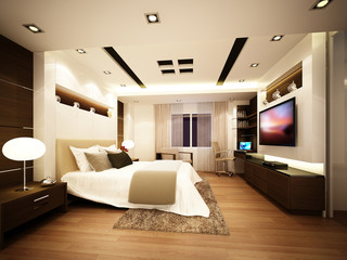 3d rendering of interior bedroom
