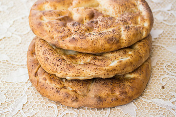 Turkish Ramadan Pidesi.