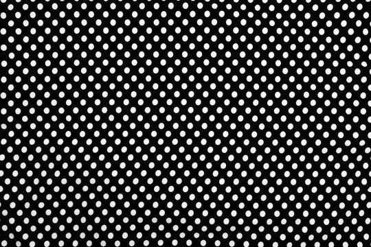 black and white polka dot style design tablecloth wallpaper