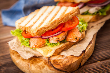 Grilled chicken sandwich