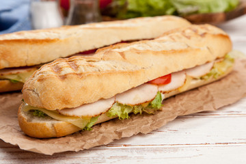 Panini grilled sandwich