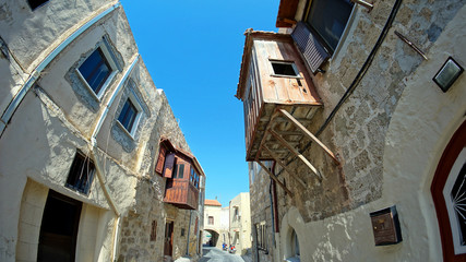 Fototapeta na wymiar streets of Rhodes