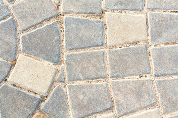 Gray worm brick, brick floor texture background