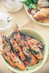 Baked shrimp
