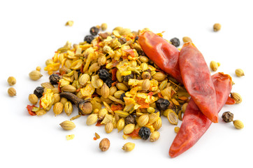 Cape Malay Curry und Chilischoten