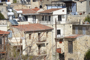 Old houses Lefkara, Cyprus
