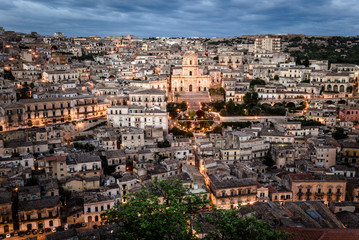 Fototapeta na wymiar Modica in Sicily