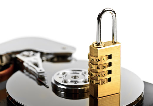data protection on Hard drive with lock
