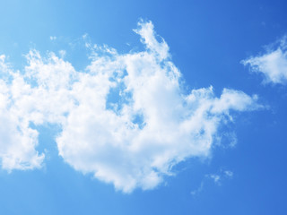 Naklejka na ściany i meble blue sky cloud