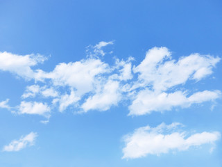 Naklejka na ściany i meble blue sky cloud
