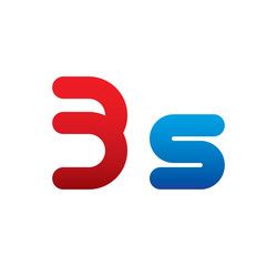 3s logo initial blue and red 