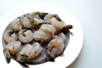 Fresh Raw shrimp